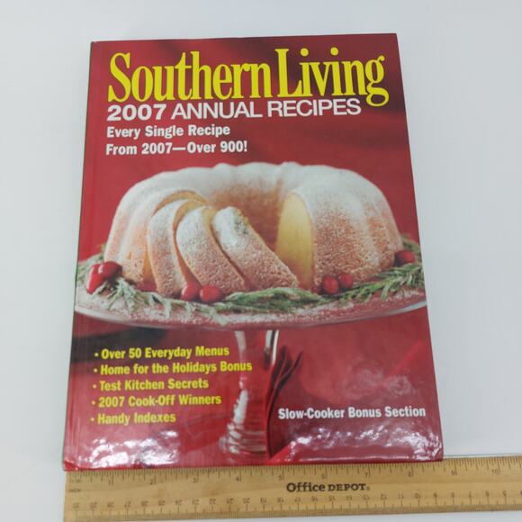 Southern Living 2007 Annual Recipes Cookbook Hardcover Slow-cooker section - Picture 3 of 16
